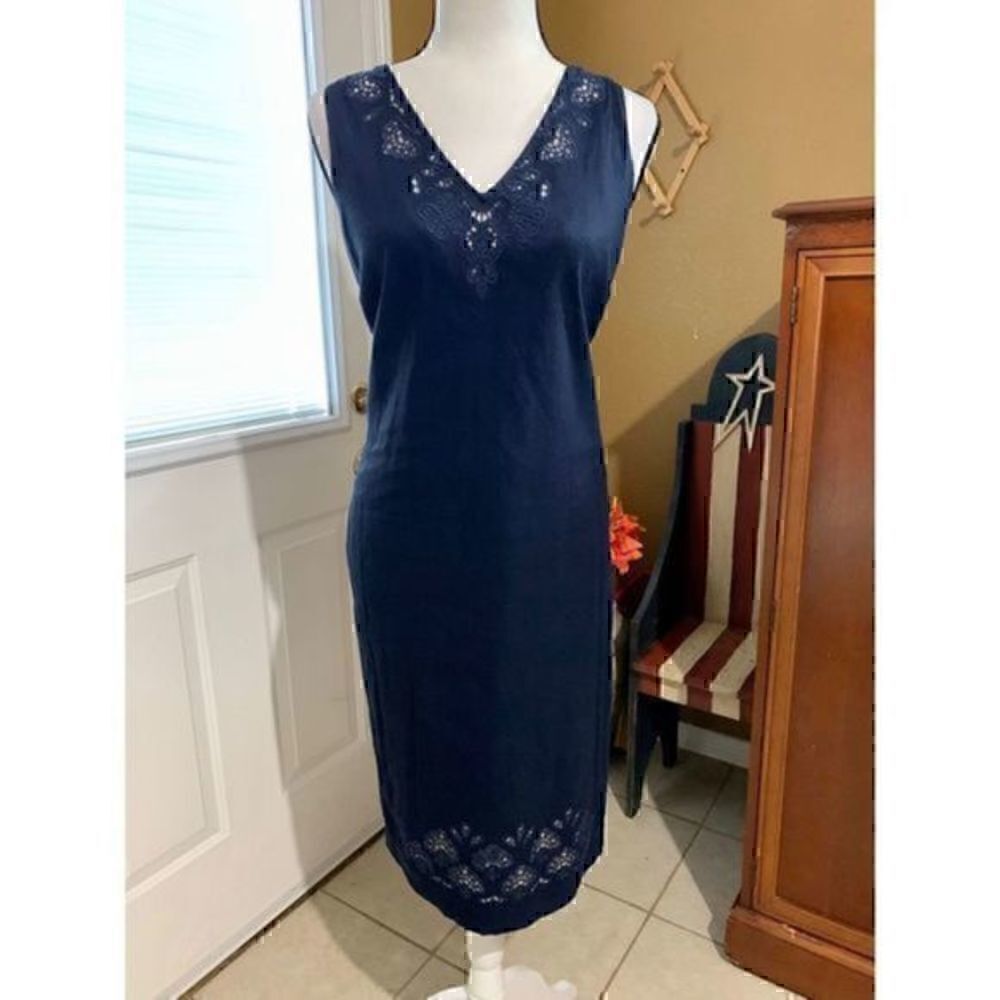 Antonio Melani Midnight Navy Olivia Midi dress